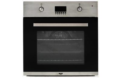 Bush Single Multifunction Electric Fan Oven-Stainless Steel